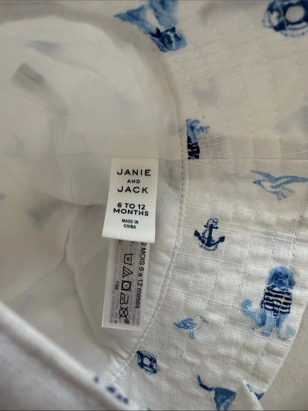 Janie and Jack lightweight bucket